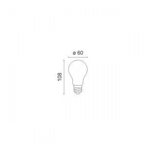 ΛΑΜΠΤΗΡAΣ E27 EDISON Dimmable 40W 2200K 5351 - Image 2
