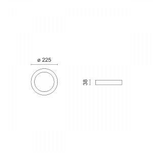 ΠΛΑΦΟΝΙΕΡΑ ΟΡΟΦΗΣ LED 20W 4000K 5429 - Image 2