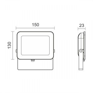 ΠΡΟΒΟΛΕAΣ LED SLIM SMD 30W 6000K 6237 - Image 2