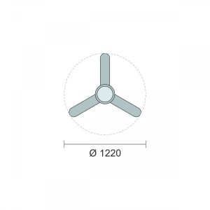 ΑΝΕΜΙΣΤΗΡΑΣ ΟΡΟΦΗΣ LED (3185) - Image 2