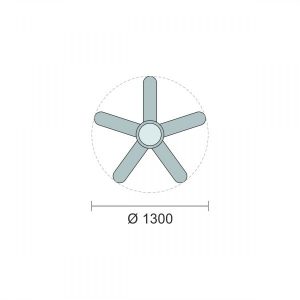 ΑΝΕΜΙΣΤΗΡΑΣ ΟΡΟΦΗΣ LED(3186) - Image 2