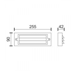 ΑΠΛΙΚΑ LED ΕΞΩΤΕΡΙΚΟΥ ΧΩΡΟΥ 6W 3000K4 - Image 2