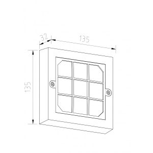 ΑΠΛΙΚΕΣ ΕΞΩΤΕΡΙΚΟΥ ΧΩΡΟΥ LED 6W 3000K 7809 - Image 2