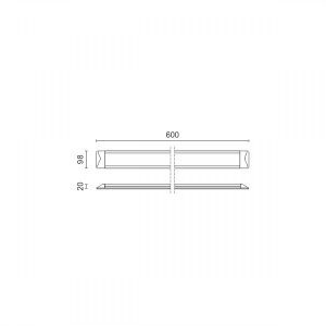ΓΡΑΜΜΙΚΟ ΦΩΤΙΣΤΙΚΟ LED ΟΒΑΛ 60CM 30W 220V - Image 2